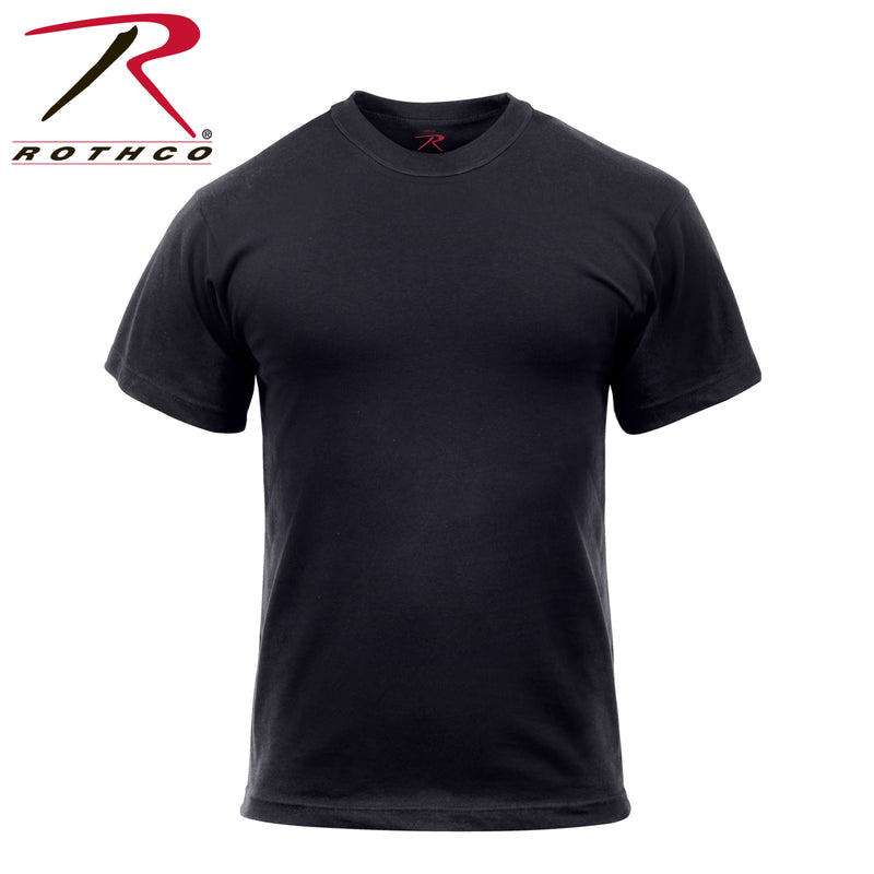 Rothco Solid Color Cotton / Polyester Blend Military T-Shirt