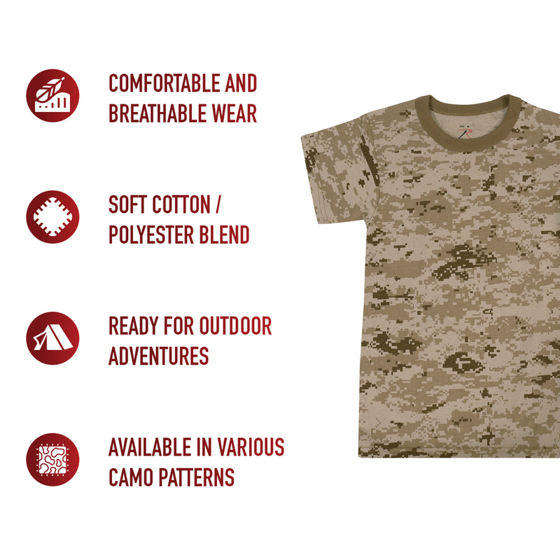 Rothco Kids Digital Camo T-Shirt