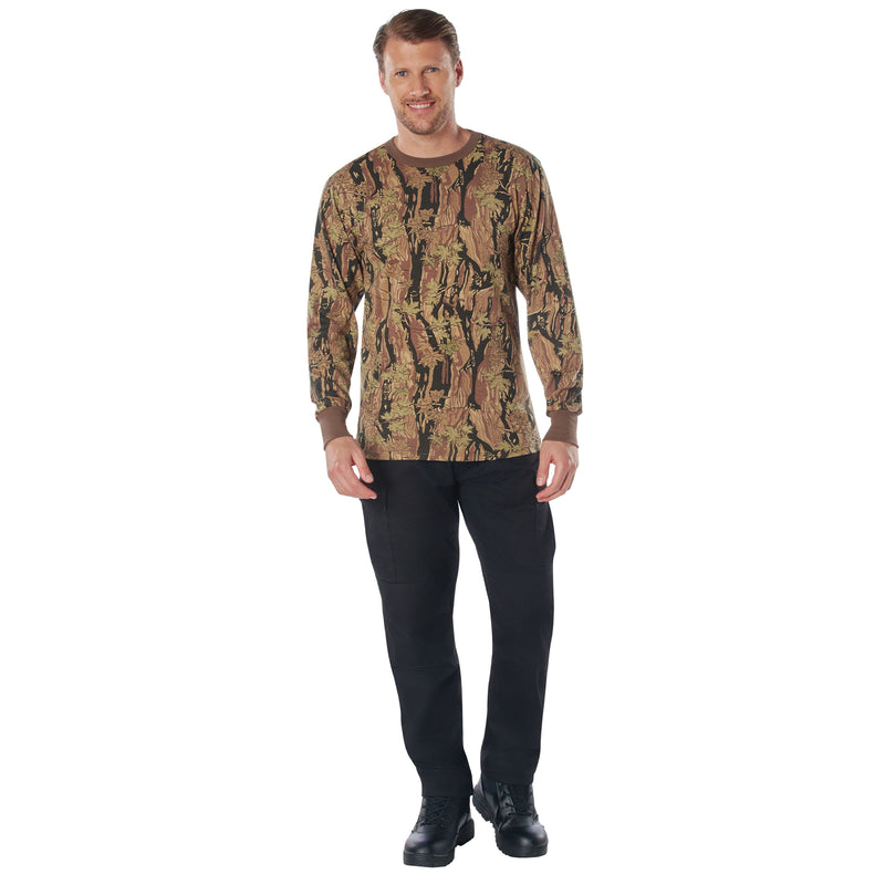 Rothco Long Sleeve Colored Camo T-Shirt