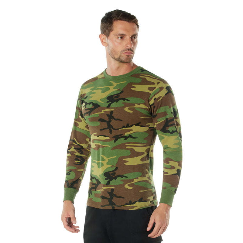 Rothco Long Sleeve Colored Camo T-Shirt