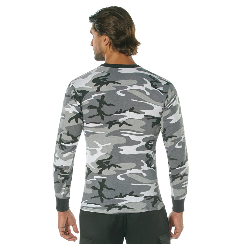 Rothco Long Sleeve Colored Camo T-Shirt