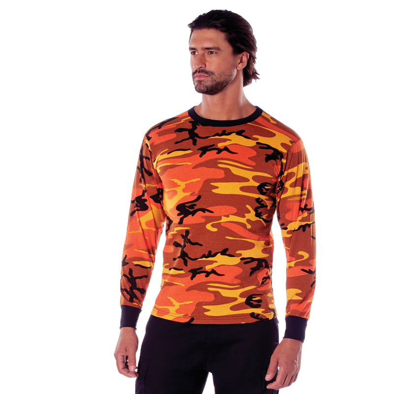 Rothco Long Sleeve Colored Camo T-Shirt