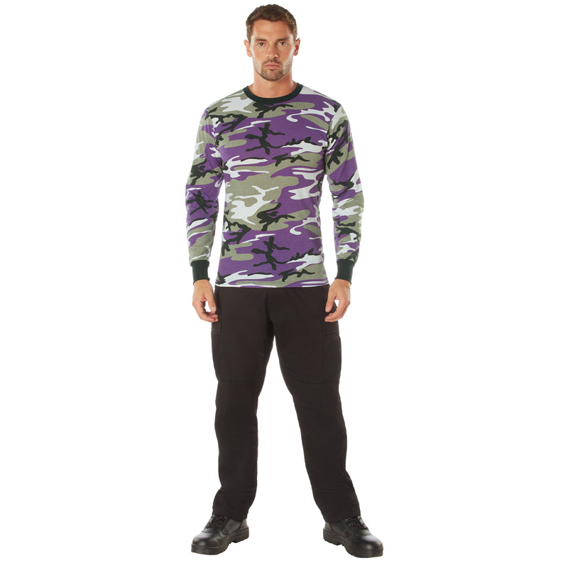 Rothco Long Sleeve Colored Camo T-Shirt