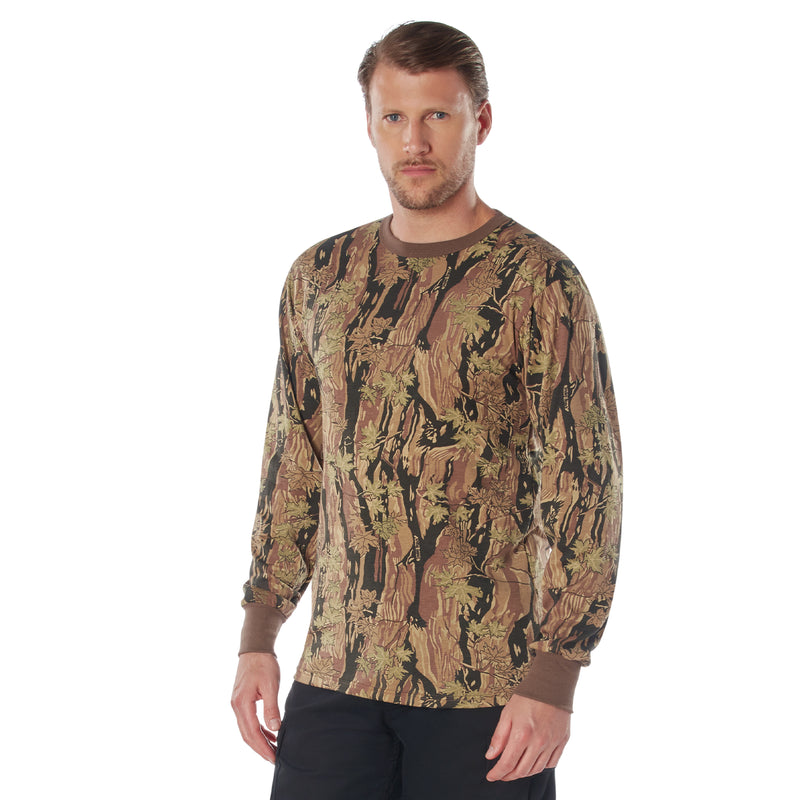 Rothco Long Sleeve Colored Camo T-Shirt