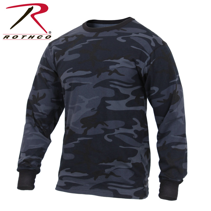 Rothco Long Sleeve Colored Camo T-Shirt