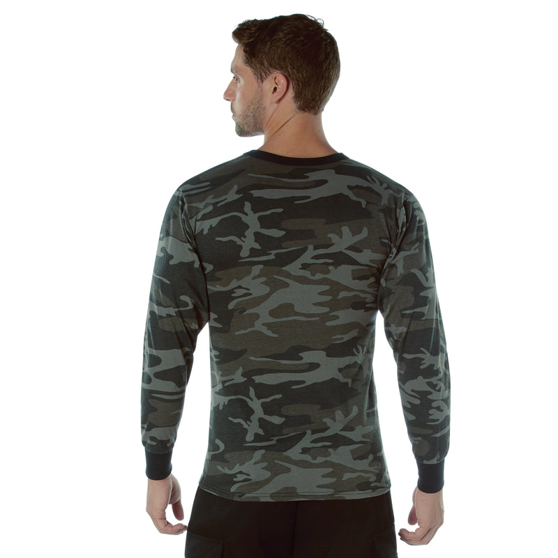 Rothco Long Sleeve Colored Camo T-Shirt