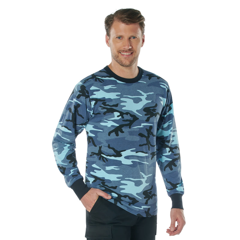 Rothco Long Sleeve Colored Camo T-Shirt