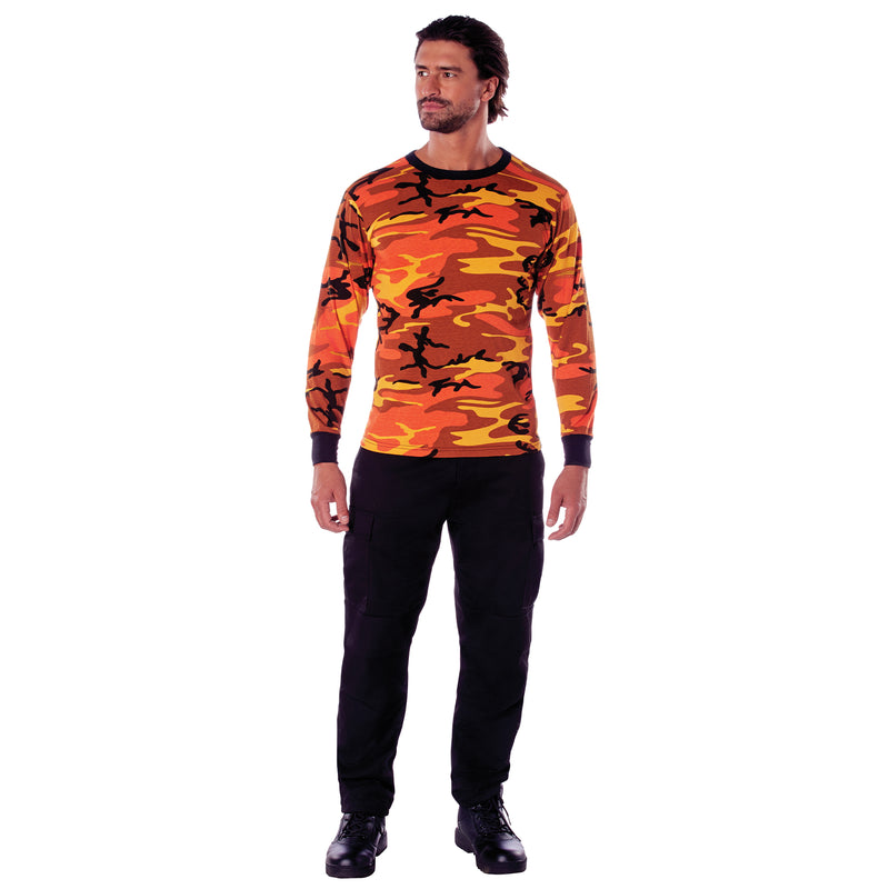 Rothco Long Sleeve Colored Camo T-Shirt