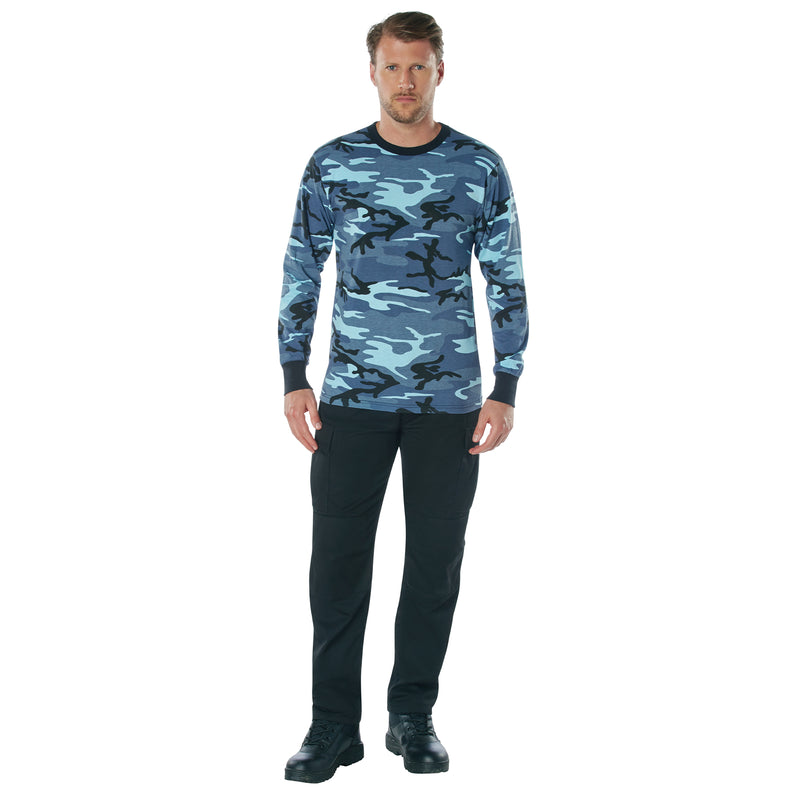 Rothco Long Sleeve Colored Camo T-Shirt