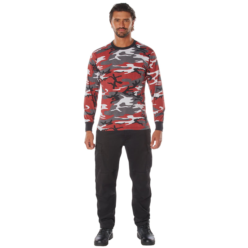 Rothco Long Sleeve Colored Camo T-Shirt