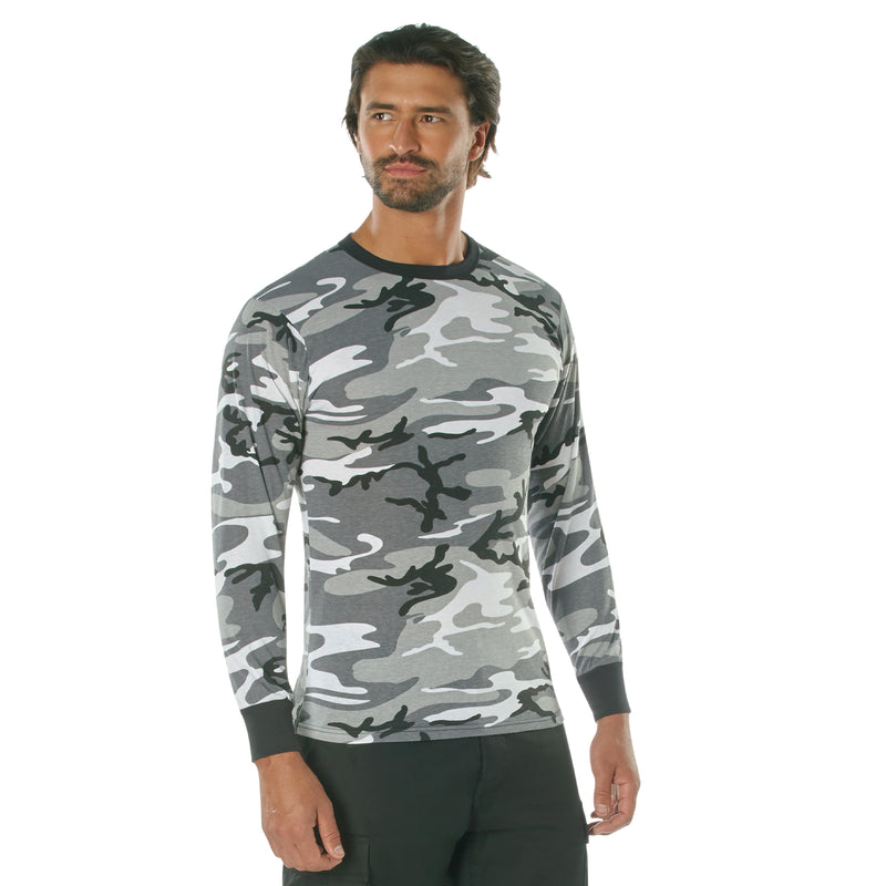 Rothco Long Sleeve Colored Camo T-Shirt