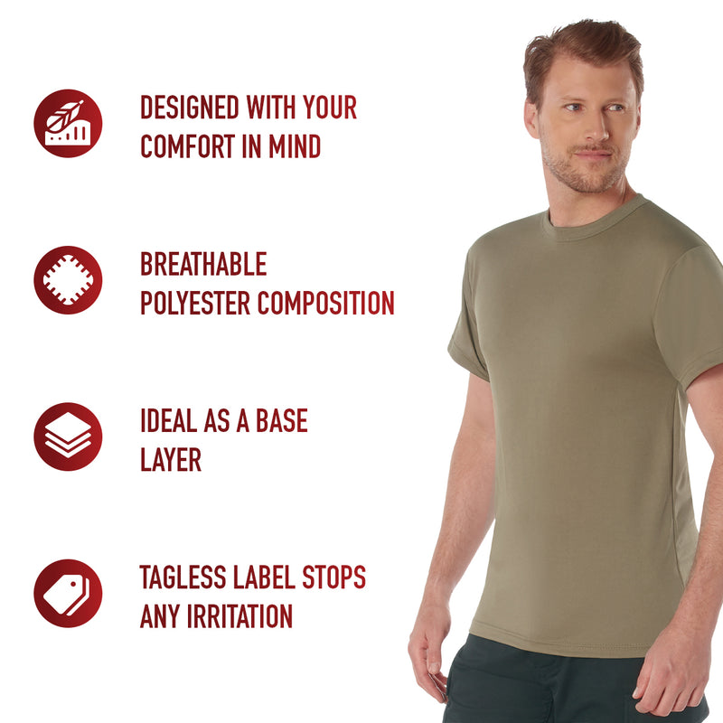 Rothco Quick Dry Moisture Wicking T-Shirt