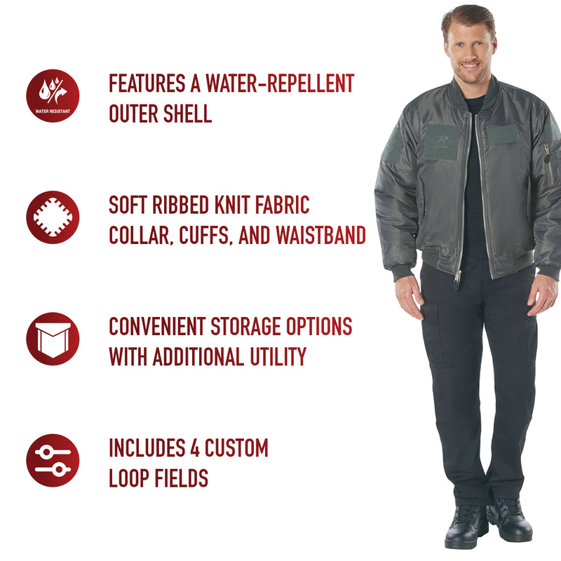 Rothco MA-1 Flight Jacket with Patches