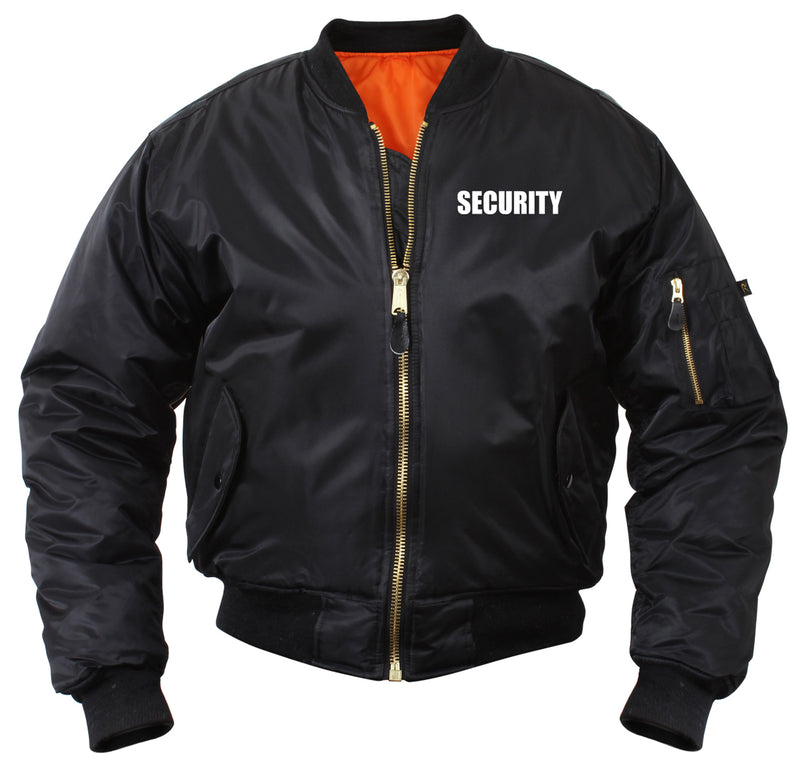 Rothco MA-1 Flight Jacket With Security Print