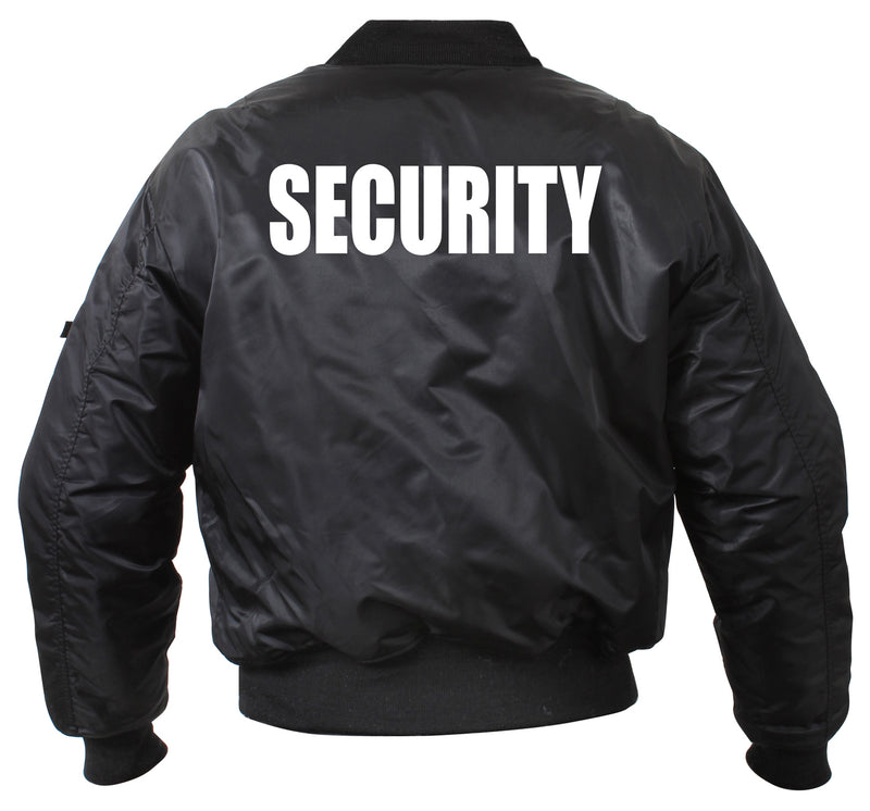 Rothco MA-1 Flight Jacket With Security Print