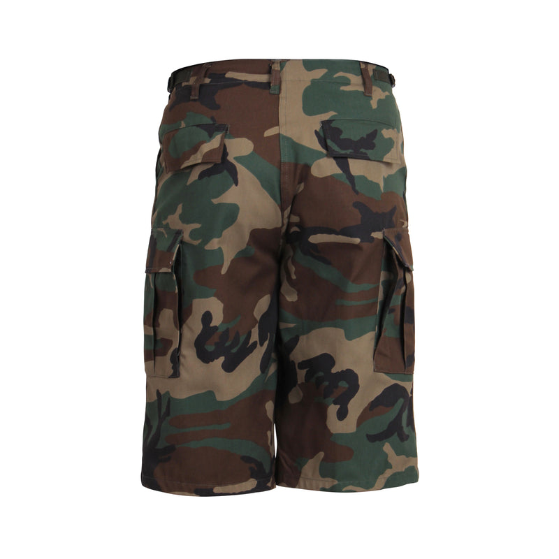 Rothco Long Length Camo BDU Shorts