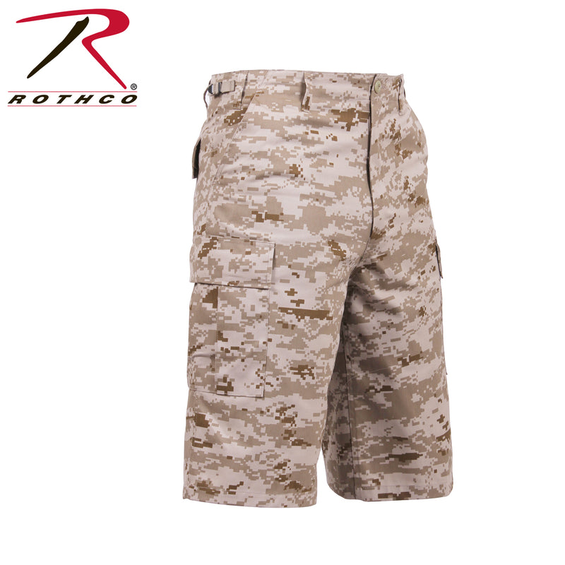 Rothco Long Length Camo BDU Shorts