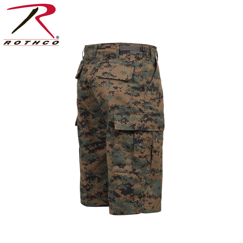 Rothco Long Length Camo BDU Shorts