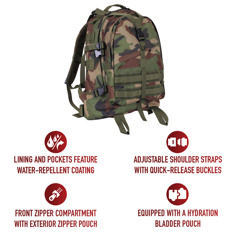 Rothco Large Camo Transport Pack