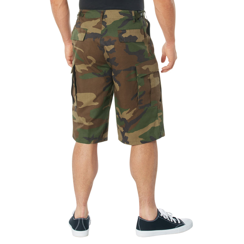 Rothco Long Length Camo BDU Shorts