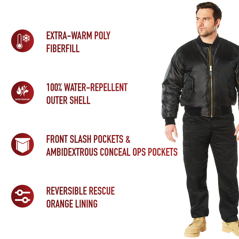 Rothco Concealed Carry MA-1 Flight Jacket