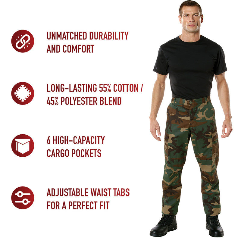 Rothco Camo Tactical BDU Pants