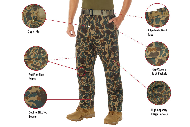 Rothco Camo Tactical BDU Pants