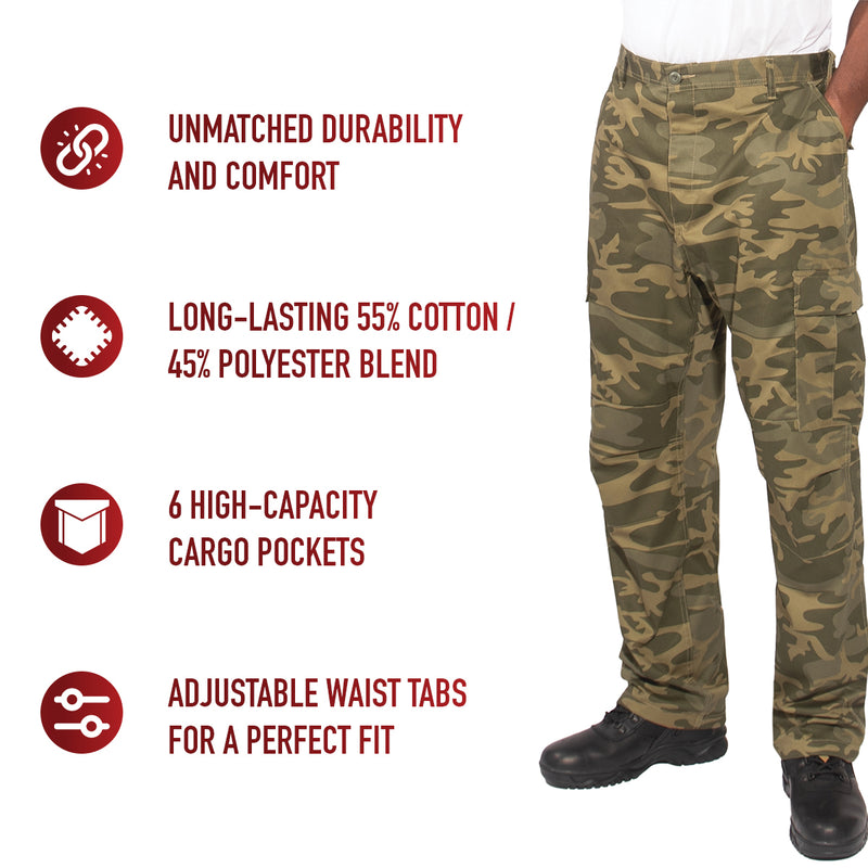 Rothco Color Camo Tactical BDU Pants