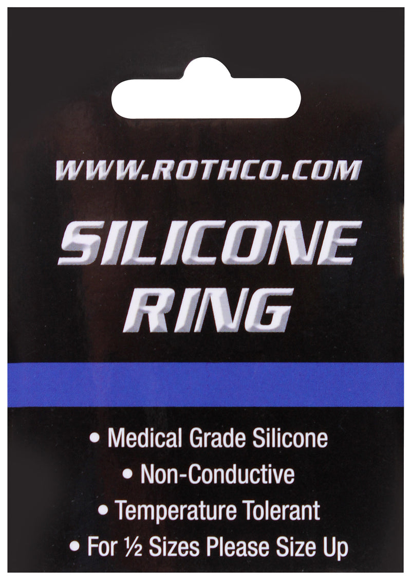 Rothco Thin Blue Line Silicone Ring