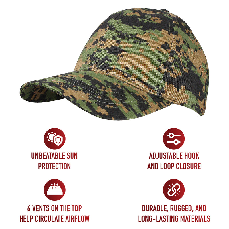 Rothco Color Camo Supreme Low Profile Cap