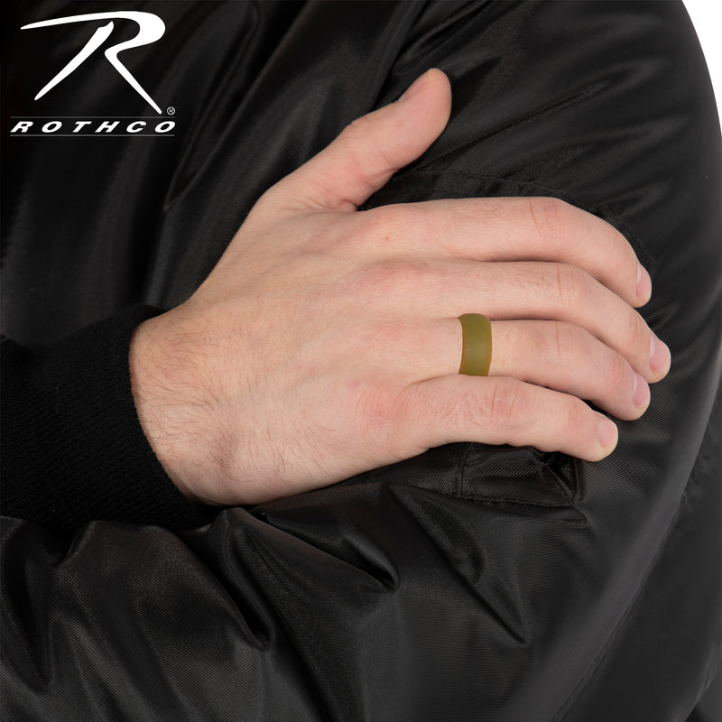 Rothco Black Silicone Ring