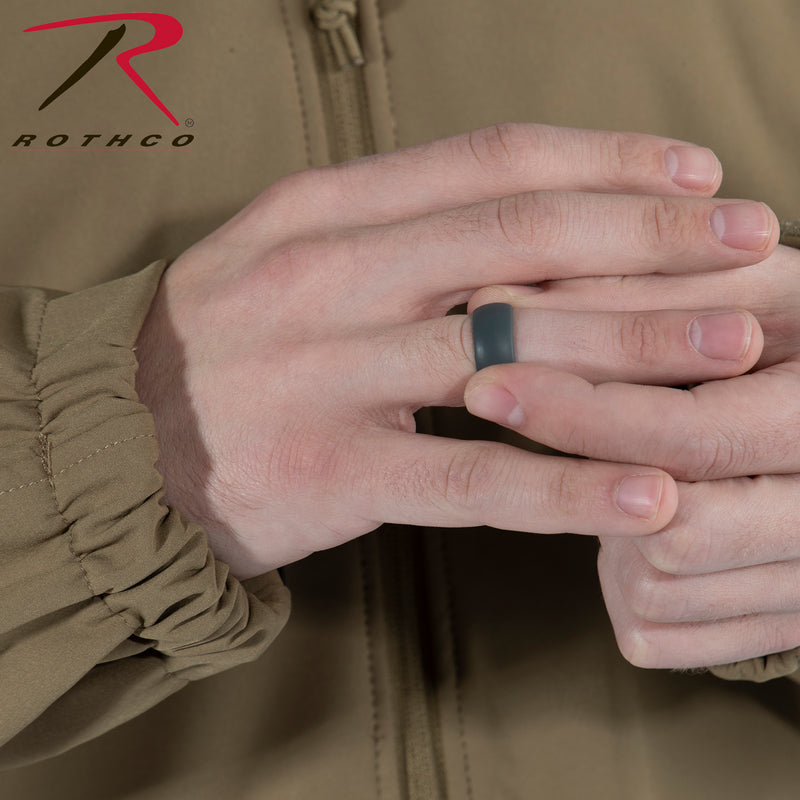 Rothco Black Silicone Ring