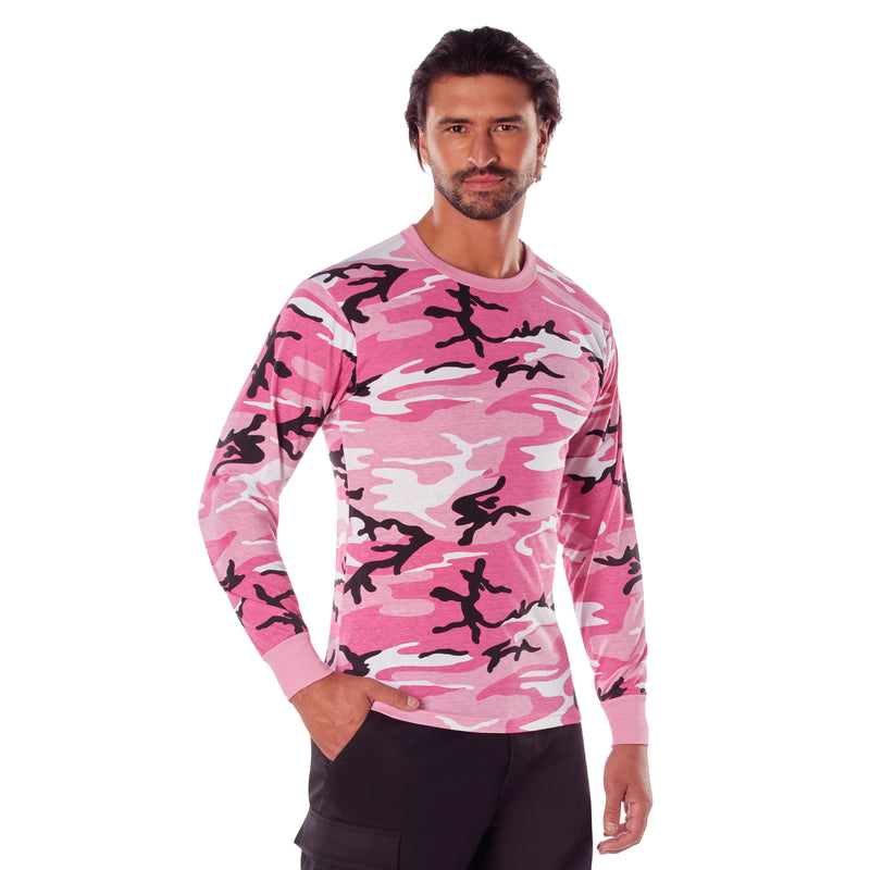 Rothco Long Sleeve Colored Camo T-Shirt