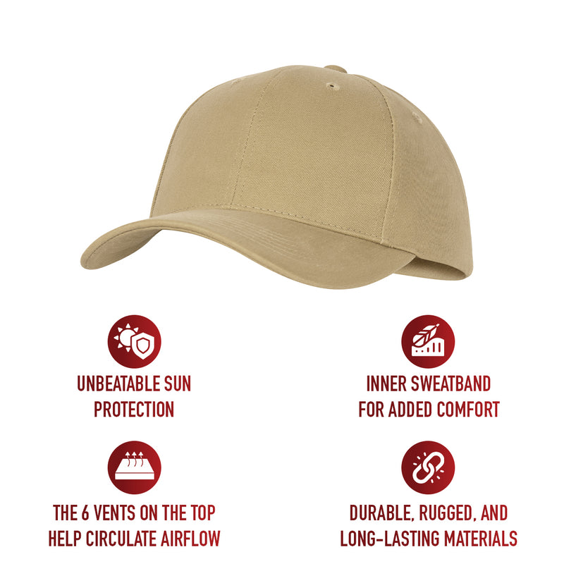 Rothco Supreme Solid Color Low Profile Cap