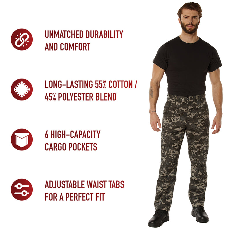 Rothco Digital Camo Tactical BDU Pants