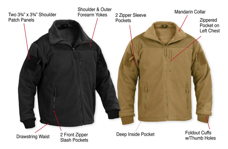 Rothco Spec Ops Tactical Fleece Jacket