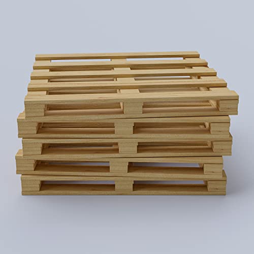 Treaton, 4 Way Wooden Pallets, Easy for Commercial Use, Fully Assembled, Strong Sturdy Structure, 1 Pcs, 40" x 36", Wood Finish