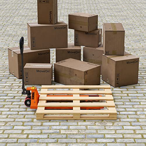 Treaton, 4 Way Wooden Pallets, Easy for Commercial Use, Fully Assembled, Strong Sturdy Structure, 1 Pcs, 40" x 36", Wood Finish