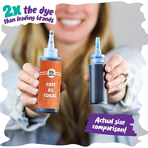 Neutral Black Tie Dye Kit Including Tan & Charcoal Grey Dye - 3 Pack Black Tie Dye Kit with 6 Refills Soda Ash Included Gray Tie Dye Party Supplies - DIY a Trendy Monochromatic Look (Gray Fabric Dye)