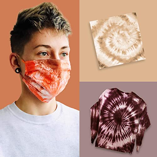 Neutral Black Tie Dye Kit Including Tan & Charcoal Grey Dye - 3 Pack Black Tie Dye Kit with 6 Refills Soda Ash Included Gray Tie Dye Party Supplies - DIY a Trendy Monochromatic Look (Gray Fabric Dye)