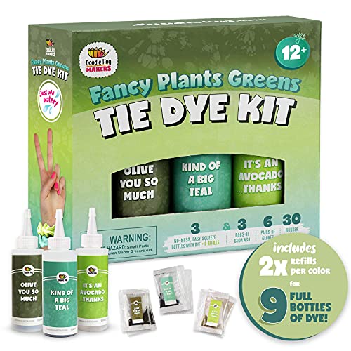 Neutral Black Tie Dye Kit Including Tan & Charcoal Grey Dye - 3 Pack Black Tie Dye Kit with 6 Refills Soda Ash Included Gray Tie Dye Party Supplies - DIY a Trendy Monochromatic Look (Gray Fabric Dye)