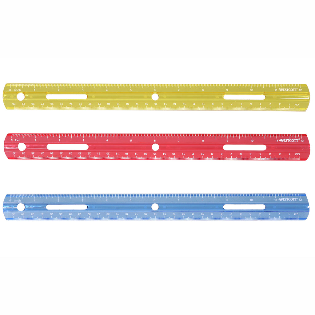 (36 Ea) Plastic Ruler 12in