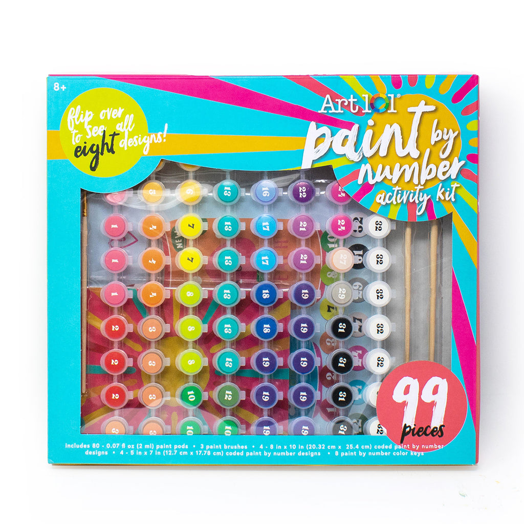Paint by Number 99-Piece Activity Kit