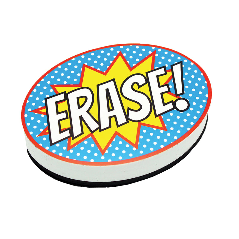 (6 Ea) Superhero Erase Magnetic Whiteboard Eraser