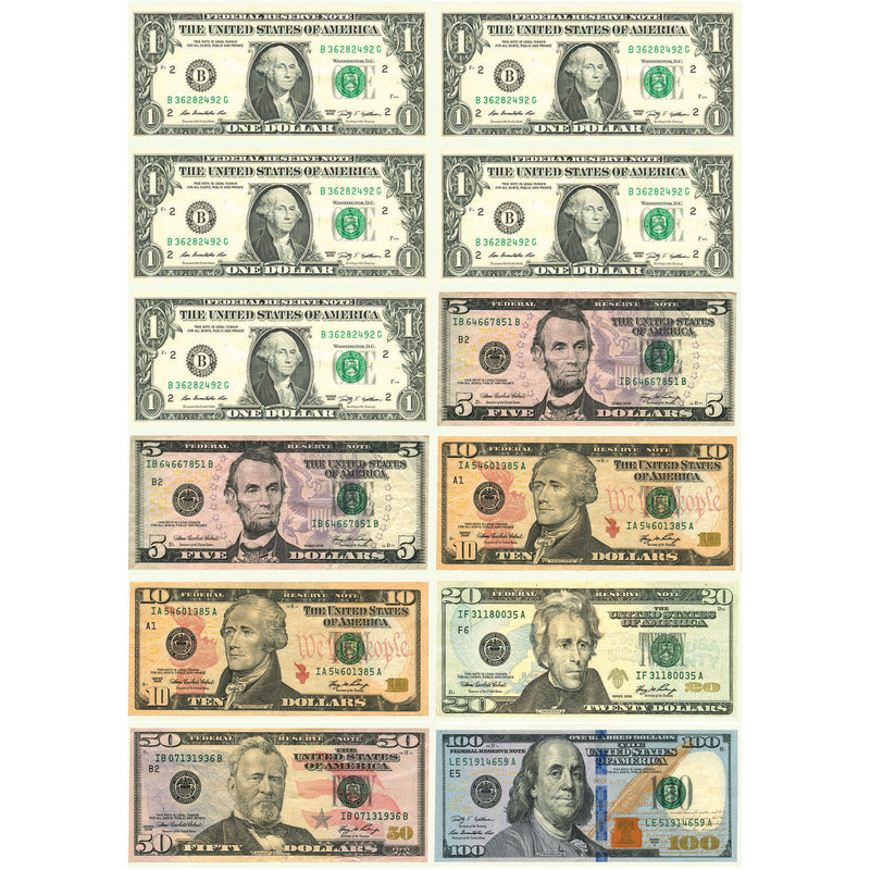 Math Die Cut Magnets U.s. Dollars