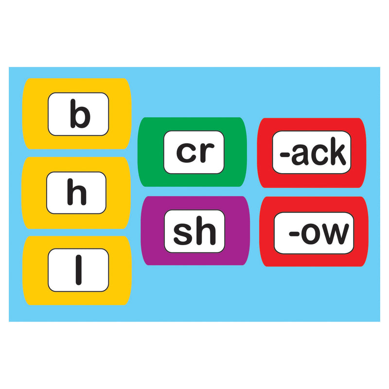 (3 Pk) Word Chunking Foam Magnets