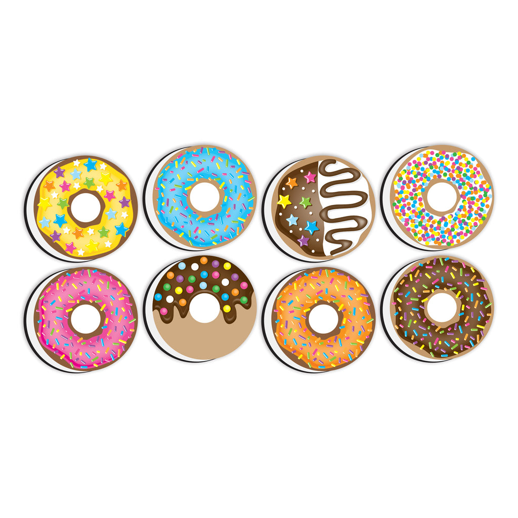 (2 Ea) Mini Whiteboard Erasers Donutfetti Non Magnetic