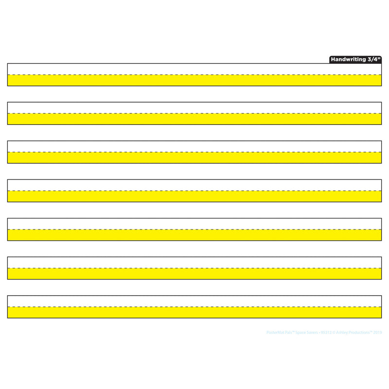 Handwriting Highlghtd Ylw Postermat Pals Smart Poly Single Sided