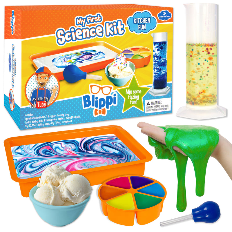 Blippi My First Science Kit: Kitchen Science Lab - 4 Kitchen Science Experiments