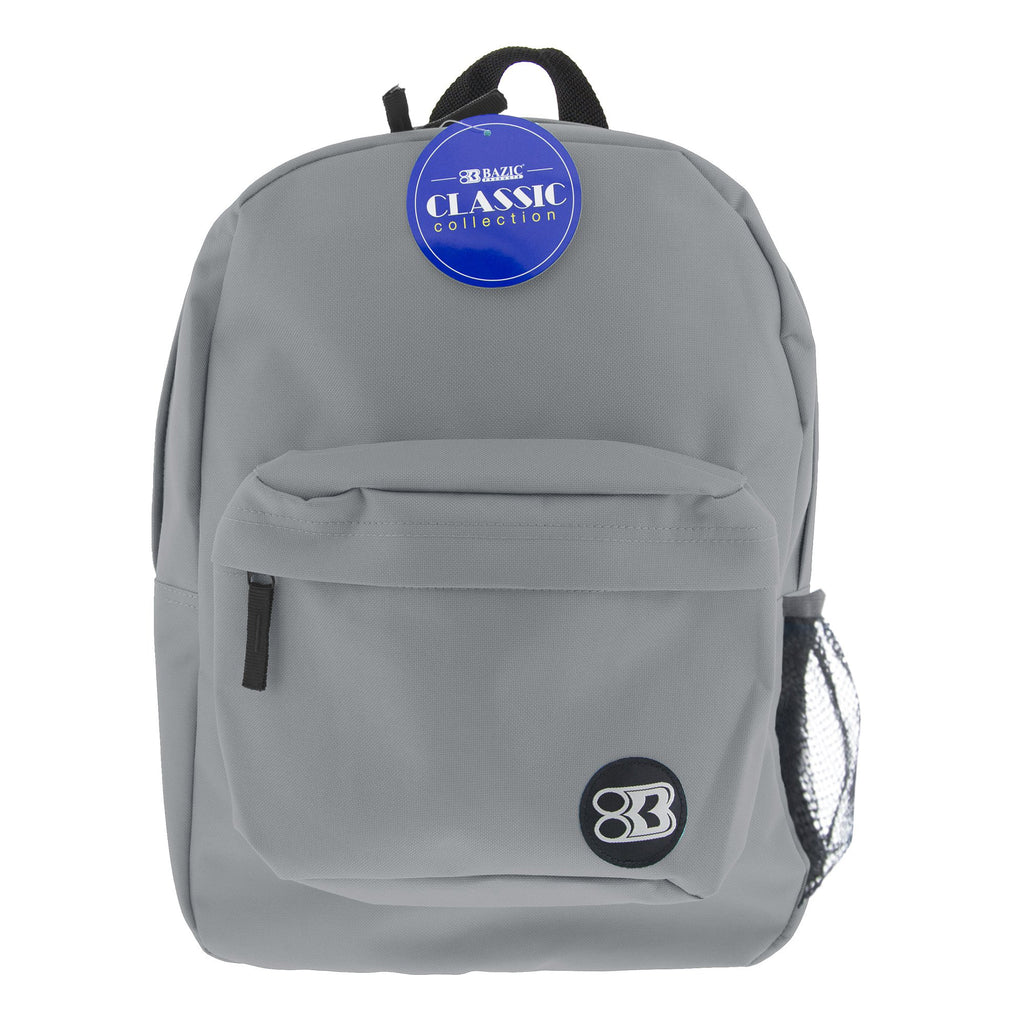 17in Gray Classic Backpack